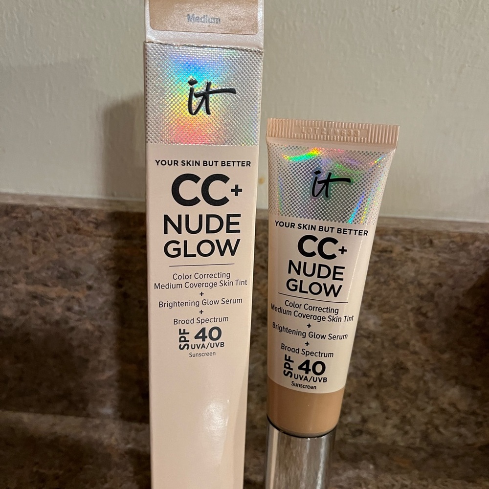 IT Cosmetics Brand new CC Nude Glow Color Correcting Foundation Shade iMedium